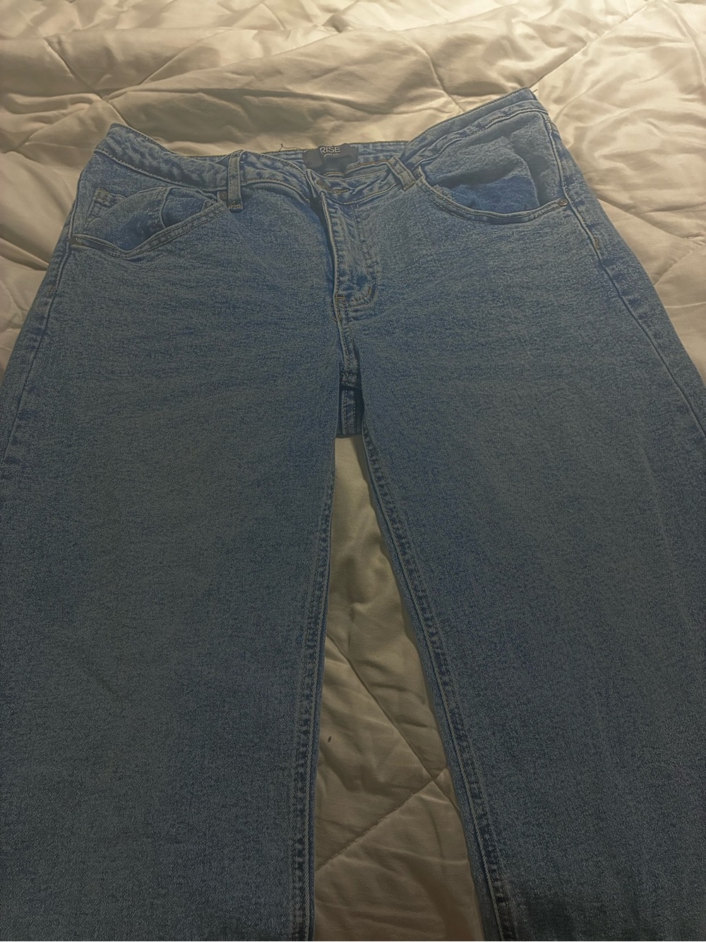 Classic Light Wash High-Rise Jeans